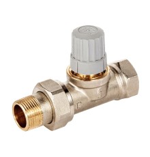 Клапан термостатический для центральных систем отопления прямой ROYAL THERMO 1/2' Click