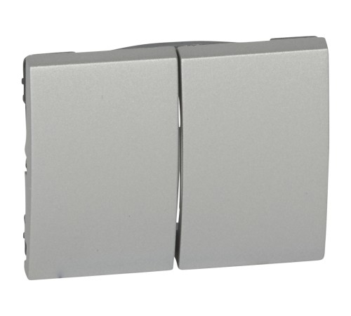 G.Life Лиц. панель д/дв. выкл., aluminium Legrand 771312