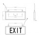 ЭРА Б0044388 SSA-101-1-20 Светильник аварийный светодиодный 1,5ч 3Вт ВЫХОД-EXIT (20/480)
