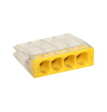 EKF plc-smk-2273-244 Строительно-монтажная клемма СМК 2273-244 (с пастой) 4 отверстия 0,5-2.5мм2 EKF PROxima