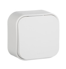 Quteo Переключатель 10A 1-клав., белый Legrand 782204