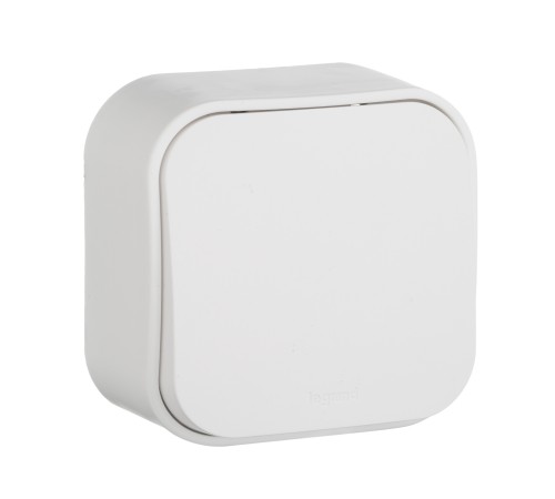 Quteo Переключатель 10A 1-клав., белый Legrand 782204