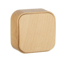 Legrand 782260 Выключатель 10A одноклавишный Quteo (Дерево)