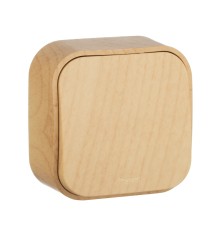 Legrand 782260 Выключатель 10A одноклавишный Quteo (Дерево)