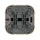 Legrand 782262 Выключатель 10A двухклавишный Quteo (Дерево)