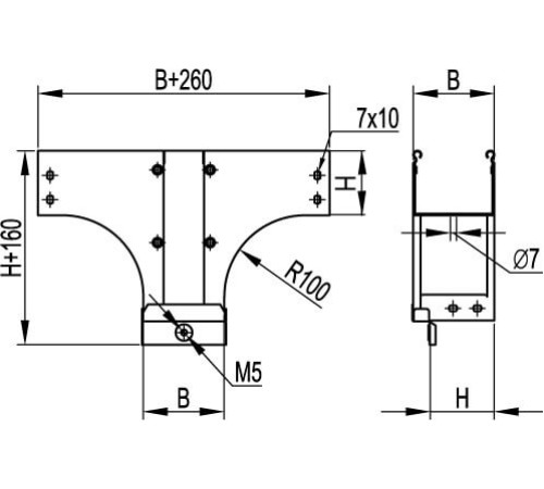 Розетка скрытая с наклоном IP67 32A 3P+E+N 400V DKC DIS4183267