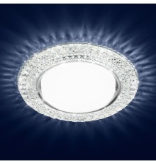 DK LD26 SL/WH Точечные светильники декор cо светодиодной подсветкой Gx53, прозрачный ЭРА Б0029638