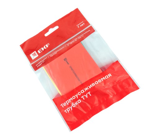 Трубка термоусаживаемая ТУТ нг 40/20 (7 цветов по 3шт) 100мм PROxima