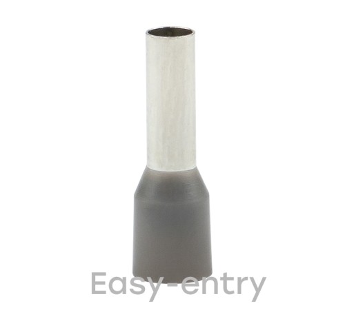 EKF nhvi-4.0-9 Наконечник штыревой втулочный изолированный  НШвИ 4,0-9 (50шт.) EKF PROxima