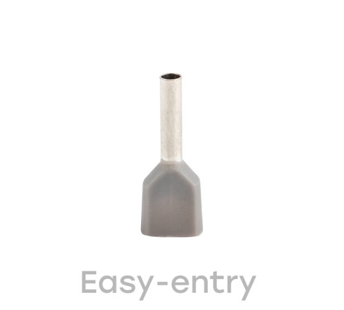 EKF nhvi2-0.75-8 Наконечник штыревой втулочный изолированный НШвИ(2)  0,75-8 (50шт.) EKF PROxima