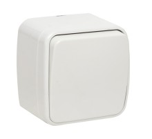 EKF EGV10-021-10 Минск Выключатель 1-клавишный ОП 10А белый  EKF Basic