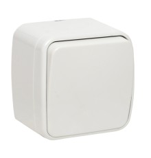 EKF EGV10-021-10 Минск Выключатель 1-клавишный ОП 10А белый  EKF Basic