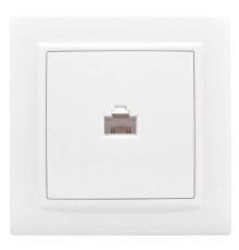 EKF ERK01-035-10 Минск Розетка RJ-45 1-местная СП белая EKF Basic