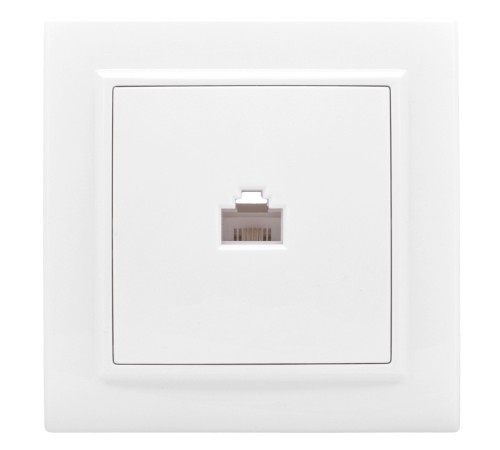 EKF ERK01-035-10 Минск Розетка RJ-45 1-местная СП белая EKF Basic EKF ERK01-035-10 Минск Розетка RJ-45 1-местная СП белая EKF Basic