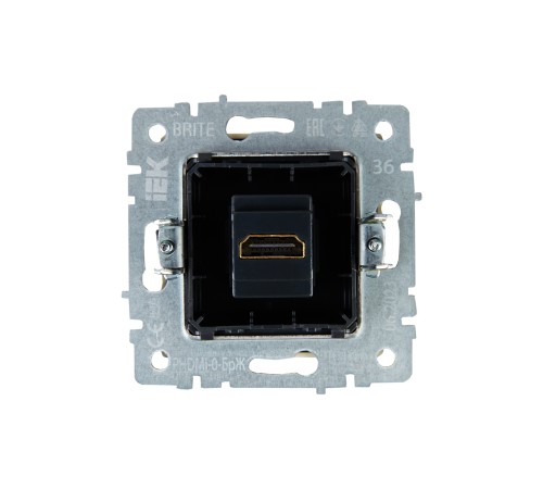 BRITE Розетка HDMI РHDMI-0-БрЖ жемчуг