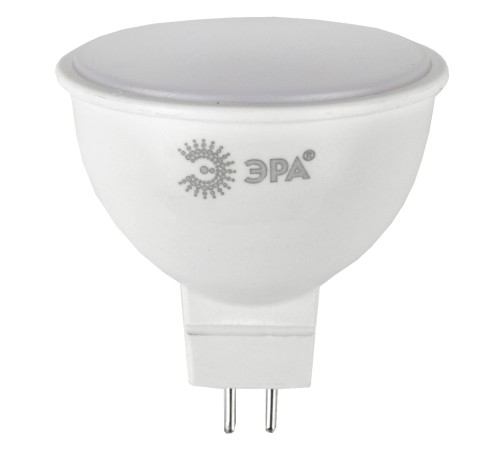 Лампа светодиодная LED MR16-12W-840-GU5.3 (диод, софит, 12Вт, нейтр, GU5.3) (10/100/4000) ЭРА Б0040888