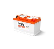 Аккумулятор Delta START MASTER 1280 AMG напряжение 12В,  емкость 80Ач, стартерный ток 800А, Полярность: Обратная (-   +)