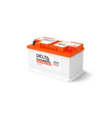 Аккумулятор Delta START MASTER 1280 AMG напряжение 12В,  емкость 80Ач, стартерный ток 800А, Полярность: Обратная (-   +)