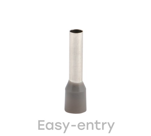 EKF nhvi-4.0-12 Наконечник штыревой втулочный изолированный  НШвИ 4,0-12 (50шт.) EKF PROxima