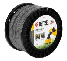 Леска для триммера двухкомпонентная звезда, 3,0мм х 166м, на DIN катушке EXTRA CORD
