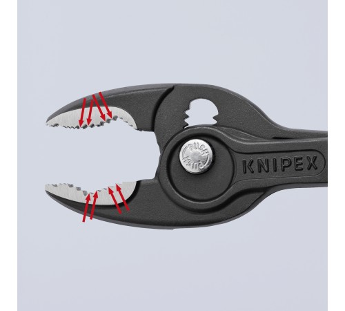 Клещи захватные TwinGrip 4 - 22 мм длина 200 мм черненные двухкомпонентные рукоятки Клещи захватные TwinGrip 4 - 22 мм длина 200 мм черненные двухкомпонентные рукоятки