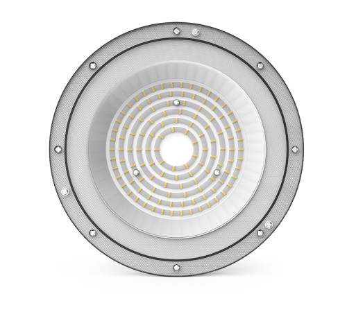 Светильник светодиодный UFO LITE 100Вт 5000К IP65 10000лм d250х75 200-250В ДСП промышленный подвесной черн. GAUSS 821535300