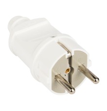 Евровилка прямая белая 16А