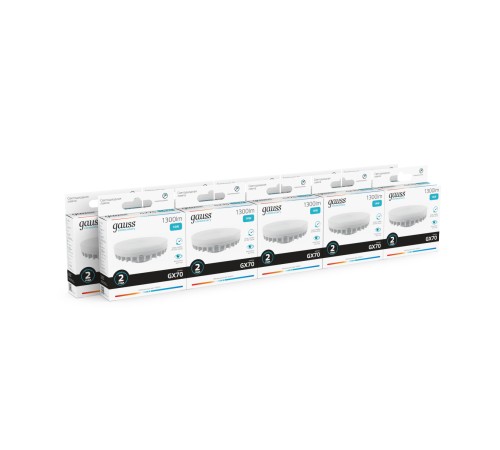 Лампа светодиодная LED 14 Вт 1300 лм 4100К AC180-240В GX70 таблетка нейтральный Elementary Gauss Лампа светодиодная LED 14 Вт 1300 лм 4100К AC180-240В GX70 таблетка нейтральный Elementary Gauss