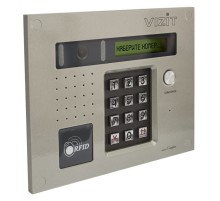 Блок вызова видеодомофона (вызывная панель) с цветной видеокамерой и считывателем ключей VIZIT RF БВД-432RCB