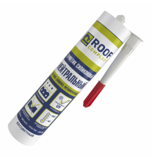 Герметик силиконовый нейтральный Roof Complect беcцветный (280мл)