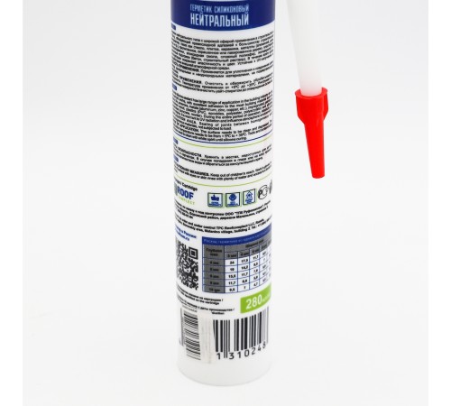 Герметик силиконовый нейтральный Roof Complect беcцветный (280мл)