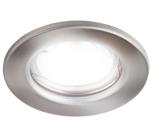 Эра C0043800 ST1 SN Светильник штампованный MR16,12V/220V, 50W сатин никель