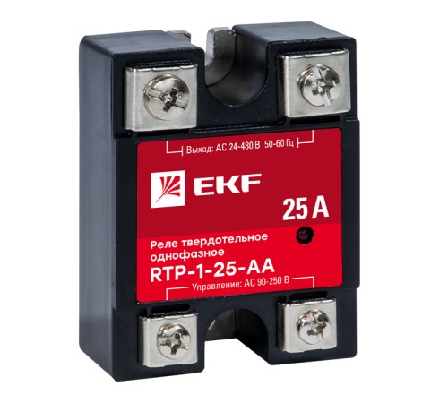 Реле твердотельное однофазное RTP-25-AA EKF       PROxima