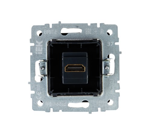 BRITE Розетка HDMI РHDMI-0-БрШ шампань