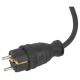 Удлинитель силовой UK-3e-3x1,5-5m-IP44(KG) с заземлением 3 розетки каучук 5м КГ 3х1,5мм2 IP44