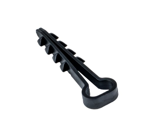 EKF plc-cd1-5x10b Дюбель-хомут (5х10 мм) для плоского кабеля черный (100 шт.) EKF PROxima