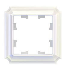 ATLASDESIGN ANTIQUE 1-постовая рамка, ЖЕМЧУГ