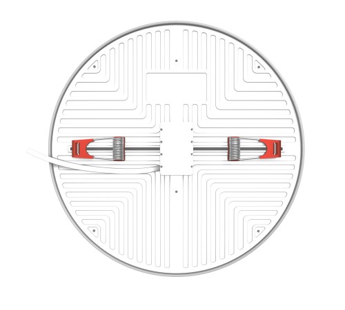 Светильник светодиодный встраиаемый LED ДВО 35 Вт 3200 Лм 4000К IP20 d223х41 мм монт d190 мм Elementary Gauss Gauss 9034460236