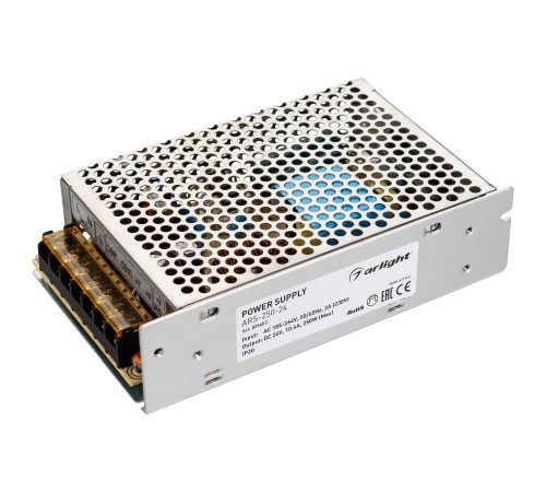 Блок питания ARS-250-24 (24V, 10.4A, 250W) (ARL, IP20 Сетка, 2 года)