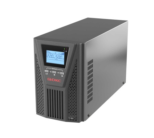 Dkc SMALLT1A10S Онлайн ИБП, Small Tower, 1000VA/900W, 2xSchuko, USB, 3x7 Ач Dkc SMALLT1A10S Онлайн ИБП, Small Tower, 1000VA/900W, 2xSchuko, USB, 3x7 Ач