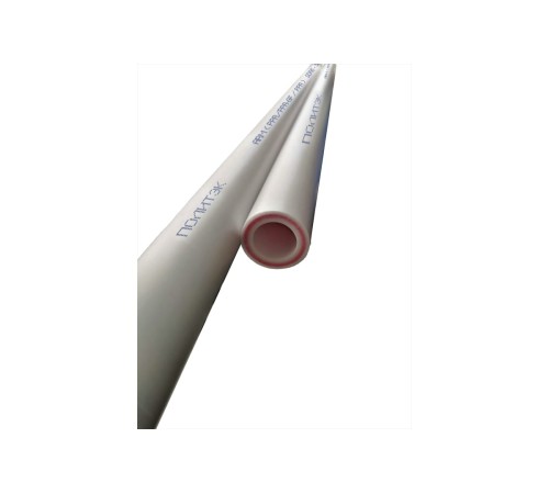 Труба полипропиленовая 32x4.4 SDR 7.4 PN 20 PPR армированная стекловолокном белая, хлыст 4м