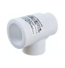 Тройник полипропиленовый PPR переходной 25х20х20мм белый