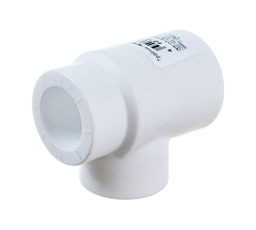 Тройник полипропиленовый PPR переходной 25х20х20мм белый