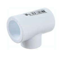 Тройник полипропиленовый PPR переходной 25х20х25мм белый