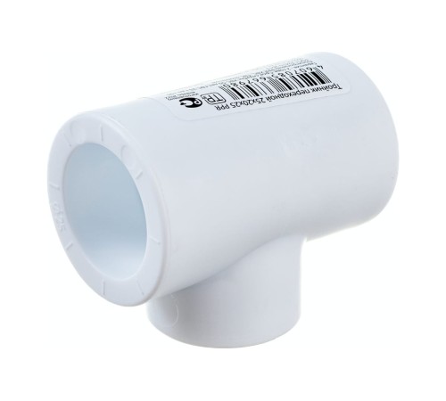 Тройник полипропиленовый PPR переходной 25х20х25мм белый