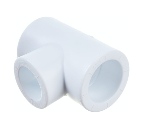 Тройник полипропиленовый PPR переходной 25х20х25мм белый