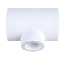 Тройник полипропиленовый PPR переходной 32х20х32мм белый