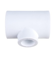 Тройник полипропиленовый PPR переходной 32х20х32мм белый