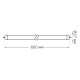 GAUSS 93032 Лампа светодиодная T8 LED-12 Вт 1000 Лм 6500К G13 600 мм стекло Elementary