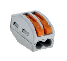 EKF plc-smk-412 Строительно-монтажная клемма СМК 222-412 с рычагом 2 отверстия 0,08-2,5мм2 EKF PROxima